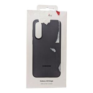 K1. Samsung Silicone Case for Samsung Galaxy S25 Edge EF-PS937 Black